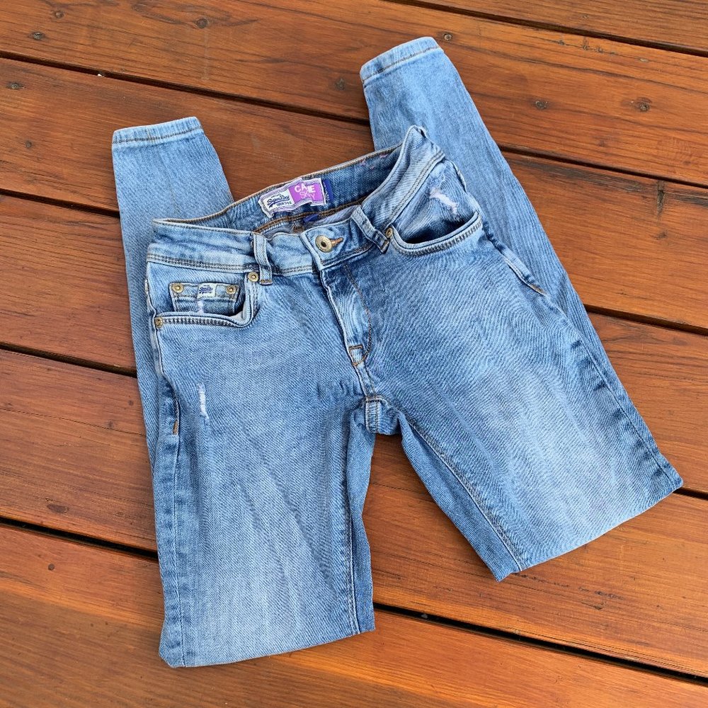 Superdry Light Wash Cassie Skinny Denim Jeans